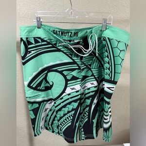 GETNUTZ FERN - MEN'S SURF SHORTS